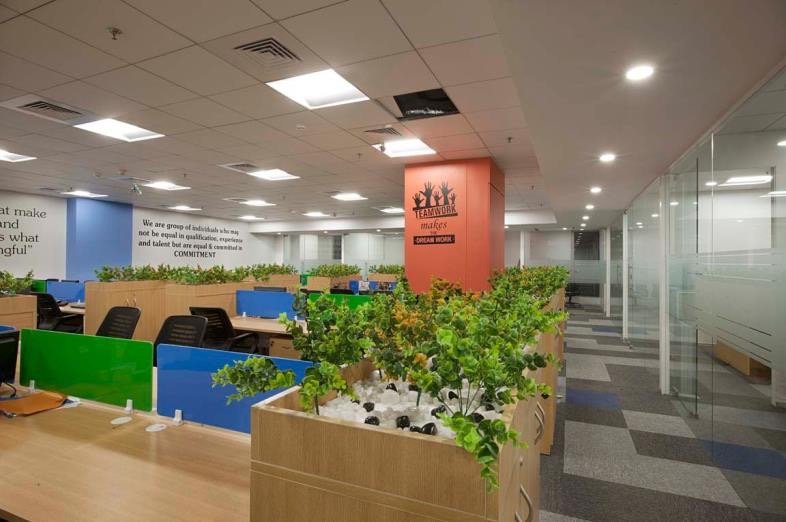Health India open plan office