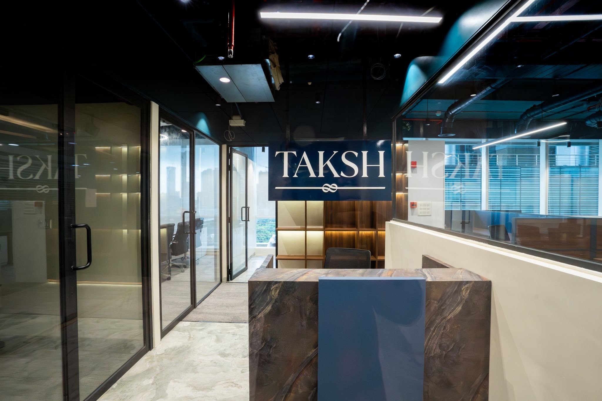 Taksh Asset office reception