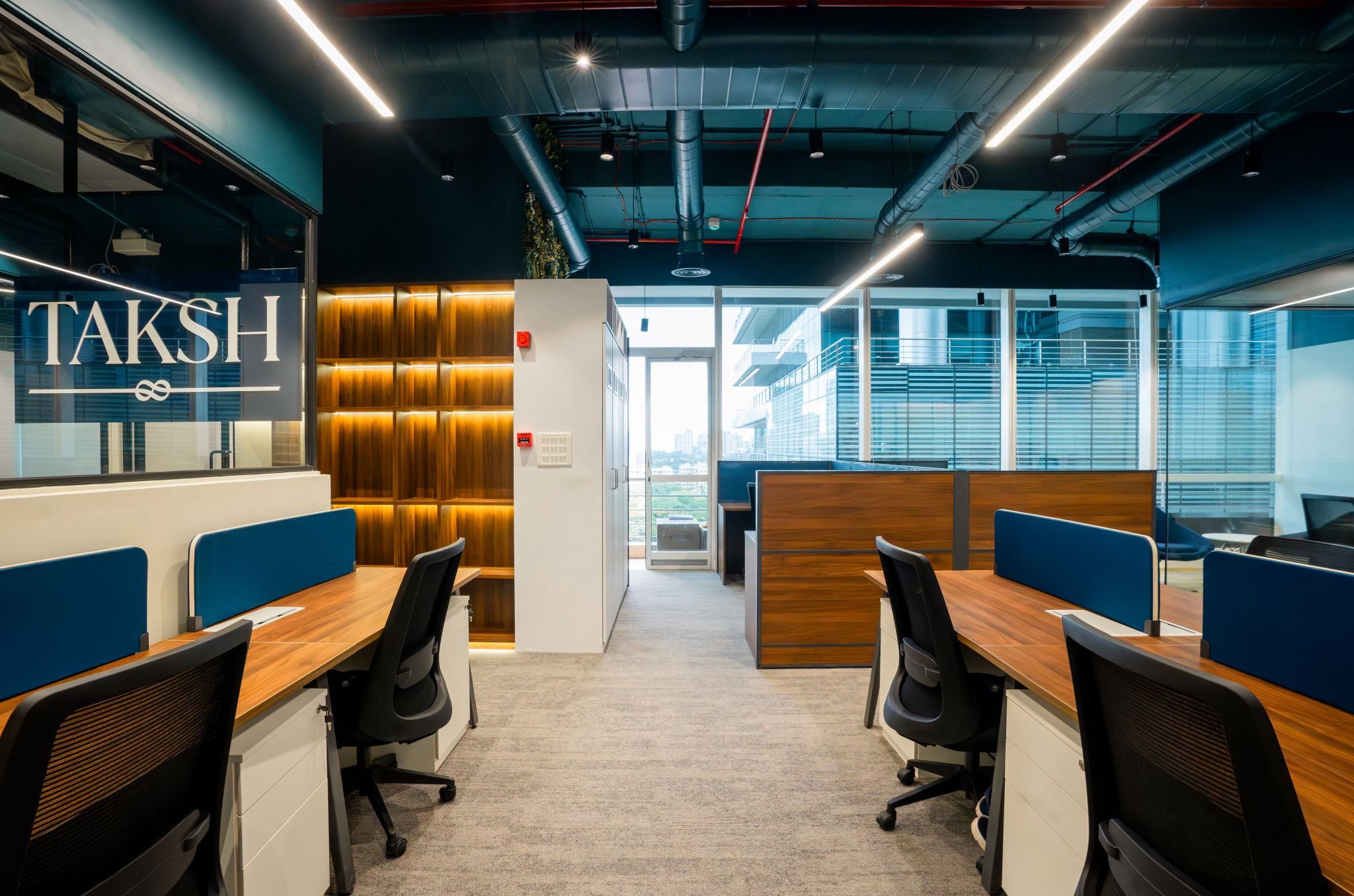 Taksh Asset open plan office