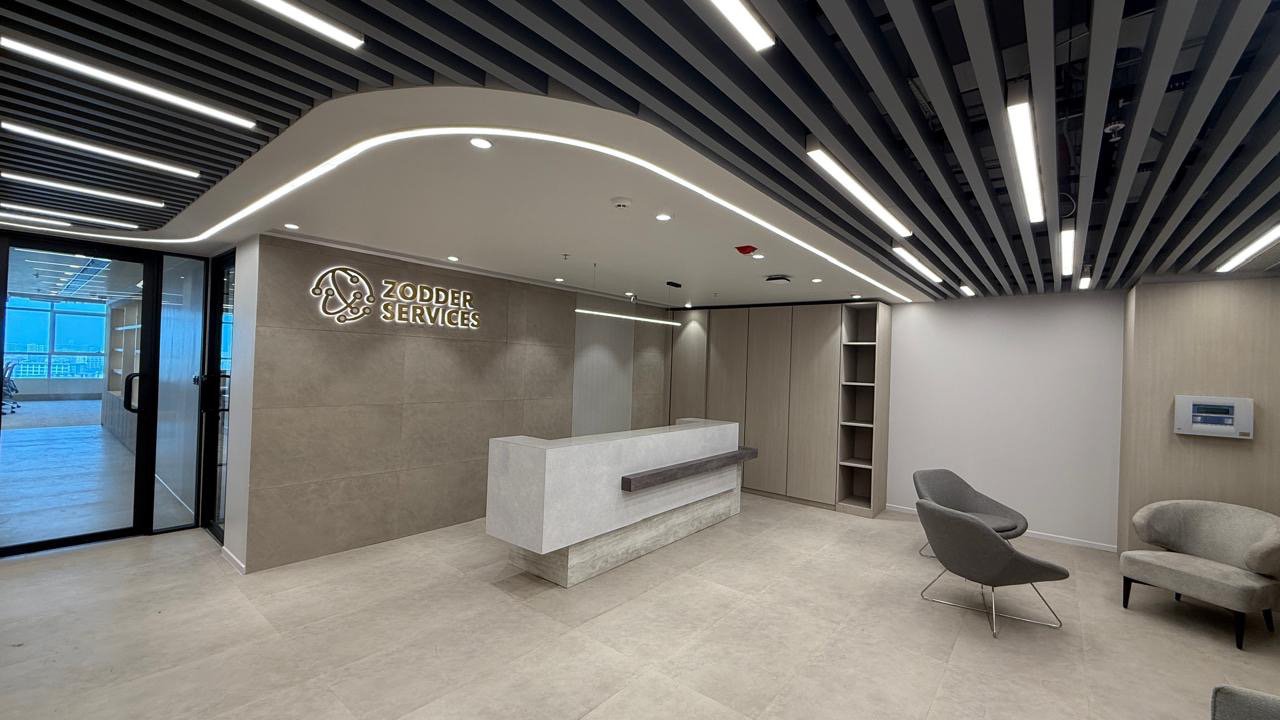 Zodder office reception and lounge