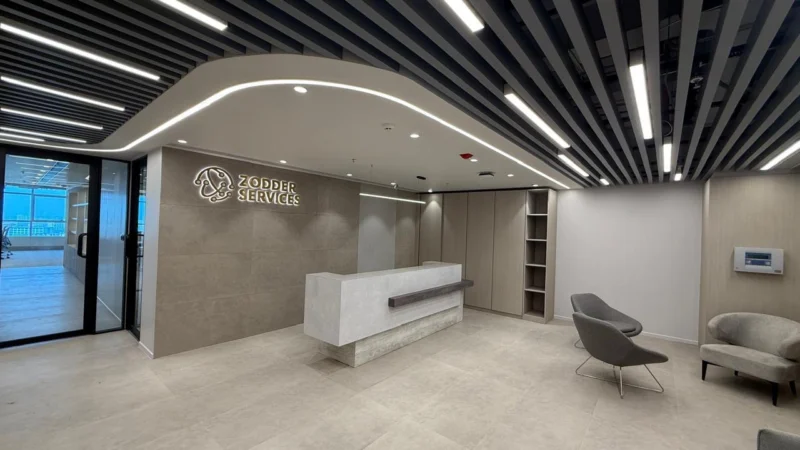 Zodder office reception and lounge