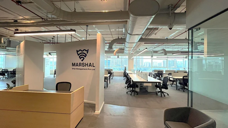 Marshal office reception and workspace
